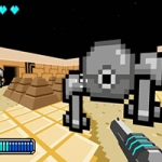 独立游戏传奇3D v1.078.2英文版 复古8位FPS射击游戏 仿wolf3d